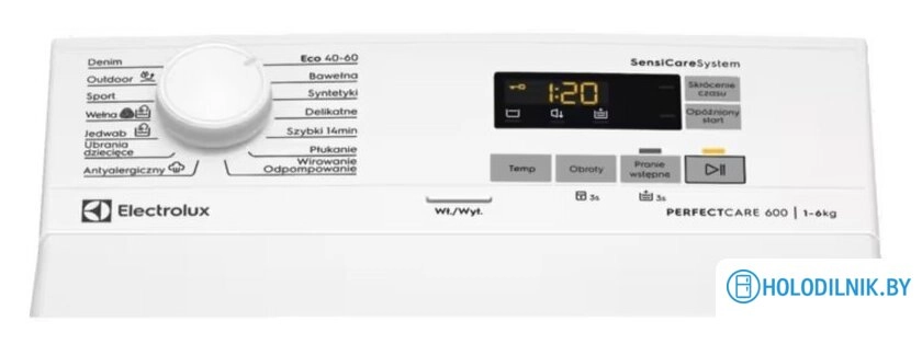 Стиральная машина с вертикальной загрузкой Electrolux SensiCare 600 EW6TN5261FP