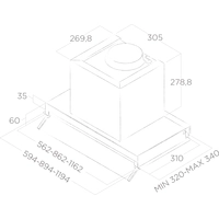 Кухонная вытяжка Elica Box In Plus IXGL/A/90 PRF0097796A