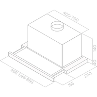 Кухонная вытяжка Elica Elite 14 Lux GRVT/A/90 (PRF0098879)