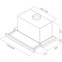 Кухонная вытяжка Elica ELITE 26 IX/A/60/VT [PRF0094051]