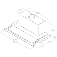 Кухонная вытяжка Elica Elite 35 GRIX/A/90