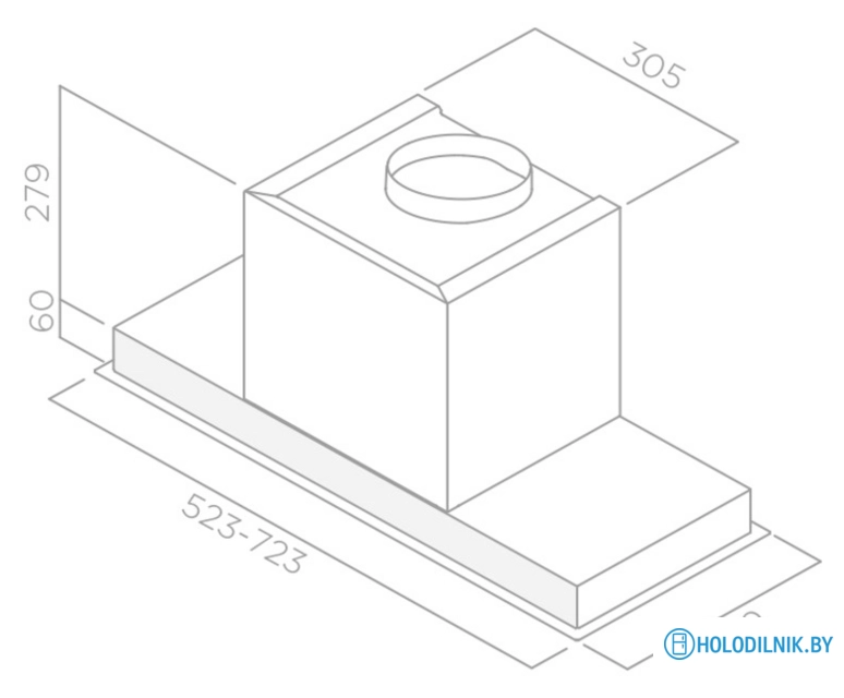 Кухонная вытяжка Elica Hidden IX/A/60