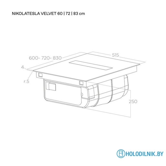 Варочная панель Elica Nikolatesla Velvet BL/A/60 PRF0196869