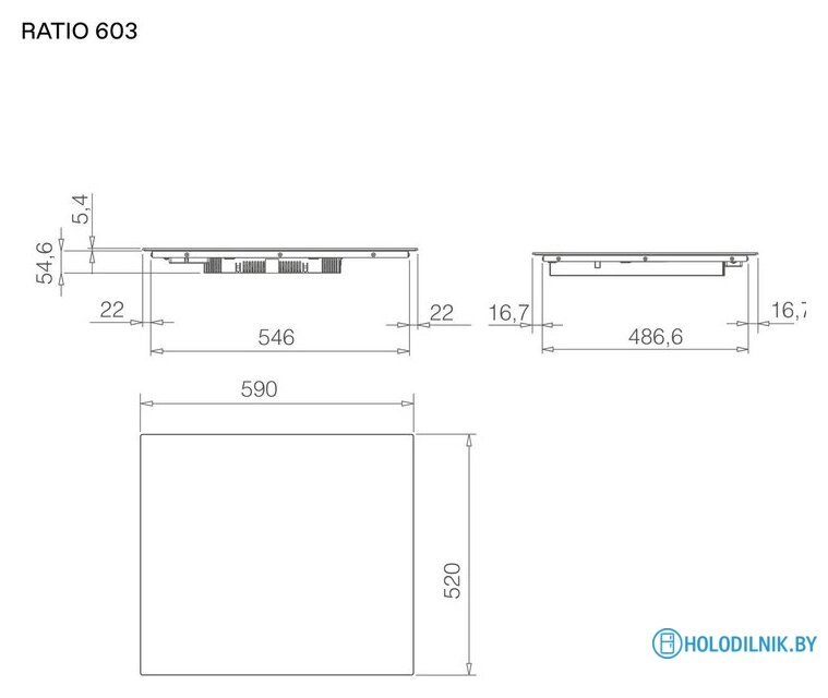 Варочная панель Elica Ratio 603 PRF0183894