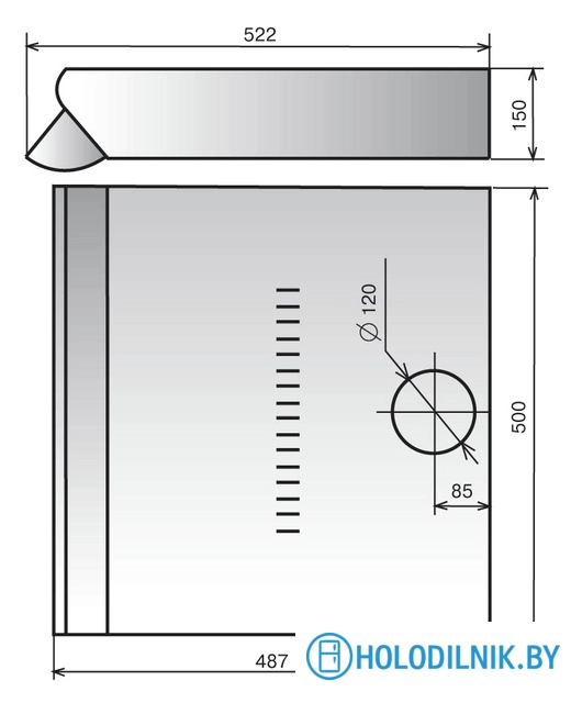 Кухонная вытяжка Elikor Europa 60П-290-П3Л (черный)