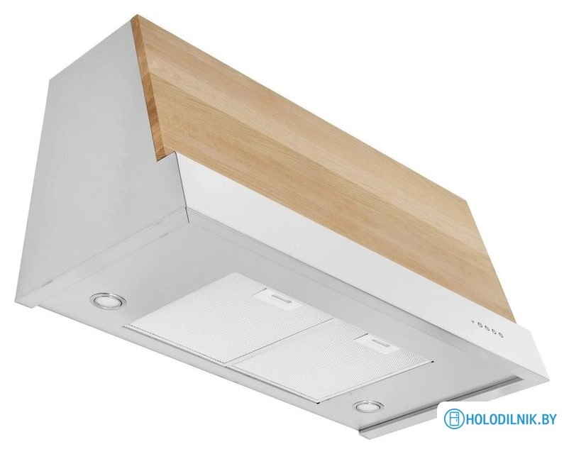 Кухонная вытяжка Elikor Фарм 90H-650-E3D (нержавеющая сталь/дуб неокрашенный)