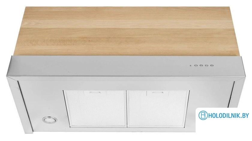 Кухонная вытяжка Elikor Фарм 90H-650-E3D (нержавеющая сталь/дуб неокрашенный)