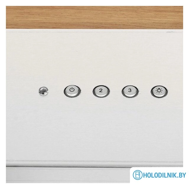 Кухонная вытяжка Elikor Фарм 90H-650-E3D (нержавеющая сталь/дуб неокрашенный)