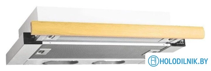 Кухонная вытяжка Elikor Интегра 50П-400-В2Л (белый/дуб)