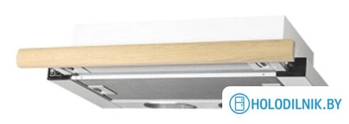 Кухонная вытяжка Elikor Интегра 60П-400-В2Л (белый/дуб неокрашенный)