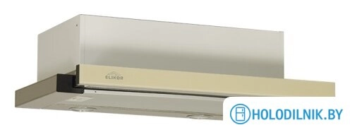 Кухонная вытяжка Elikor Интегра Glass 60Н-400-В2Д (нержавеющая сталь/бежевый)