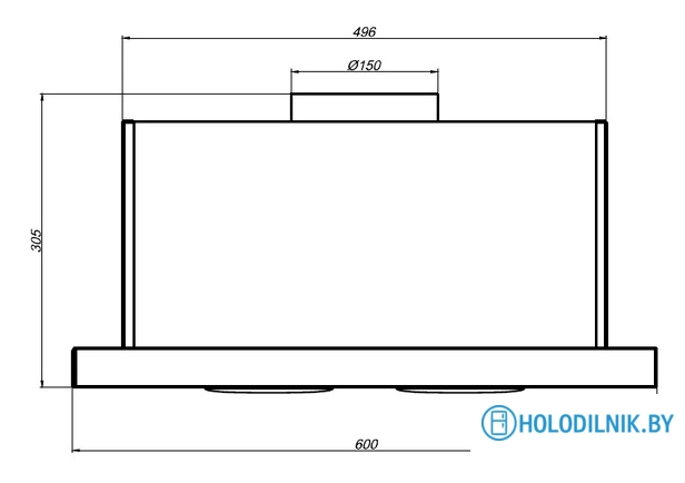 Кухонная вытяжка Elikor Интегра Glass 60П-650-В2Л (белый/стекло белое) (934745)