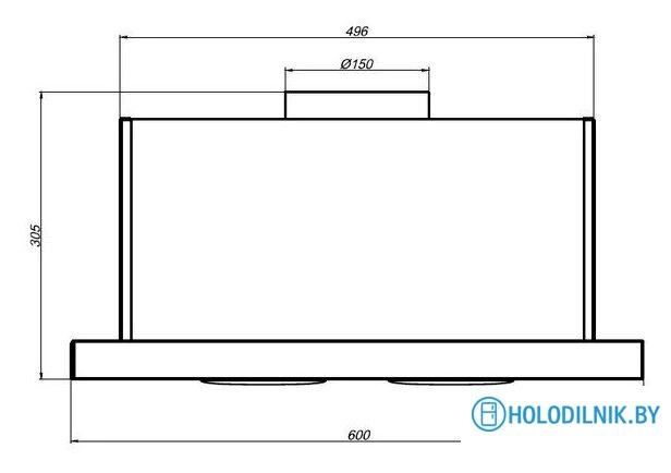 Кухонная вытяжка Elikor Интегра Glass 60П-650-В2Л (черный/стекло черное)