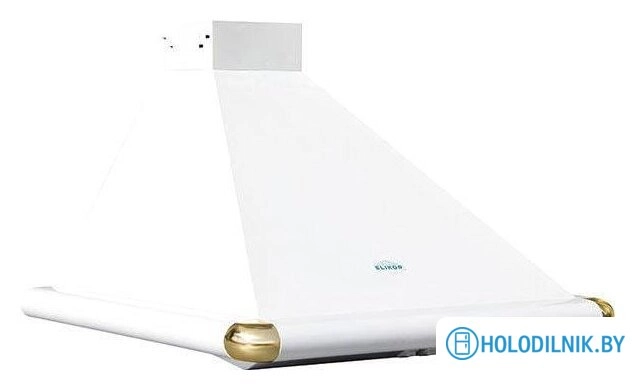 Кухонная вытяжка Elikor Сатурн 60П-180-В1Л (белый/золотой)
