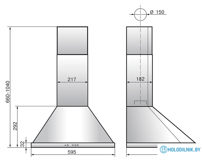 Сигма 60П-650-К3Д (молоко/бронза)