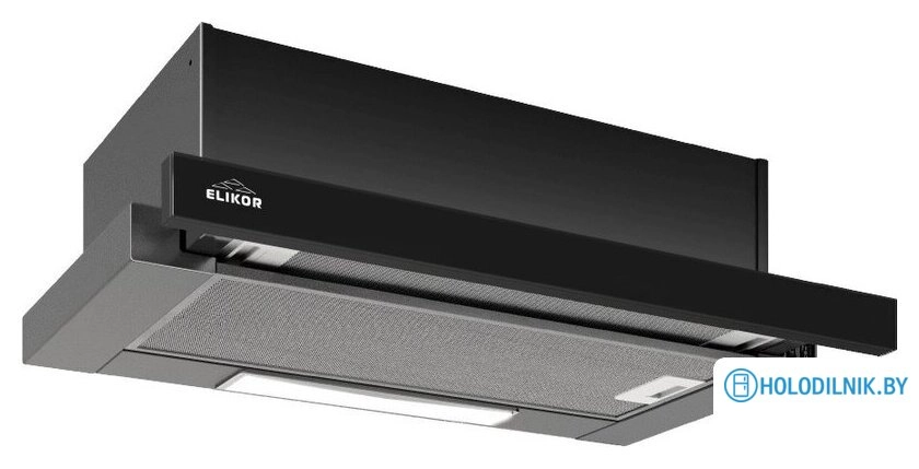 Кухонная вытяжка Elikor Slide 50Н-430 211924 (черный/черный)