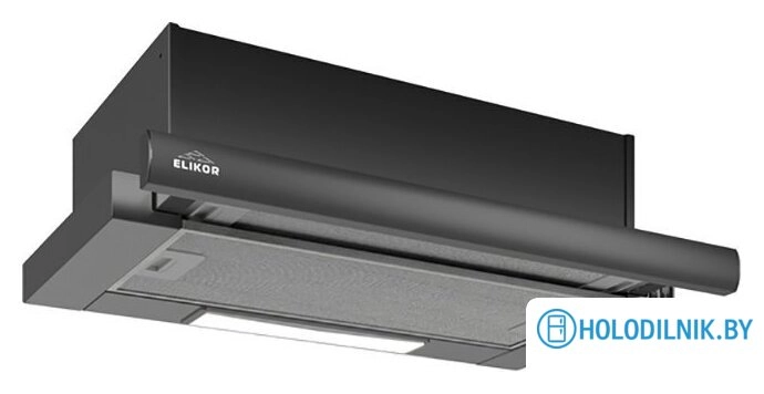 Кухонная вытяжка Elikor Slide 60П-430 (черный/черный) (211933)