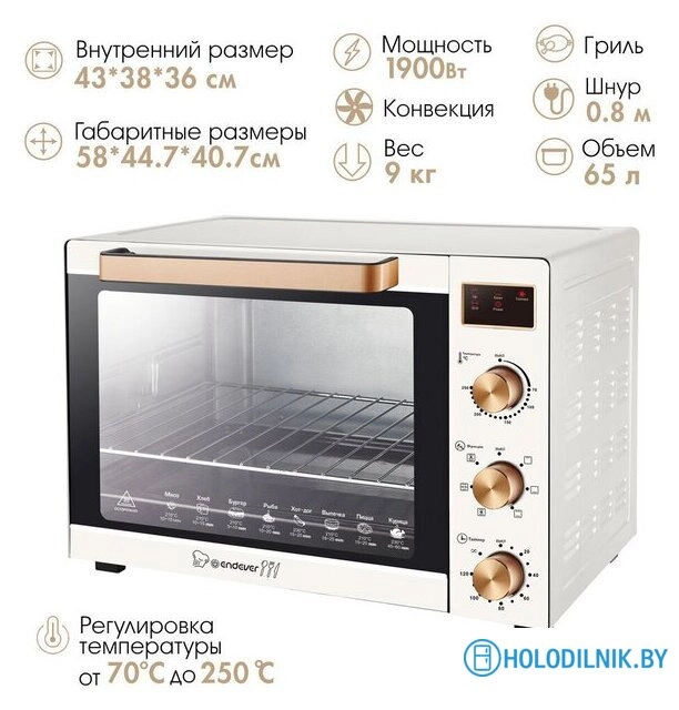 Мини-печь Endever Danko-4068 (белый)