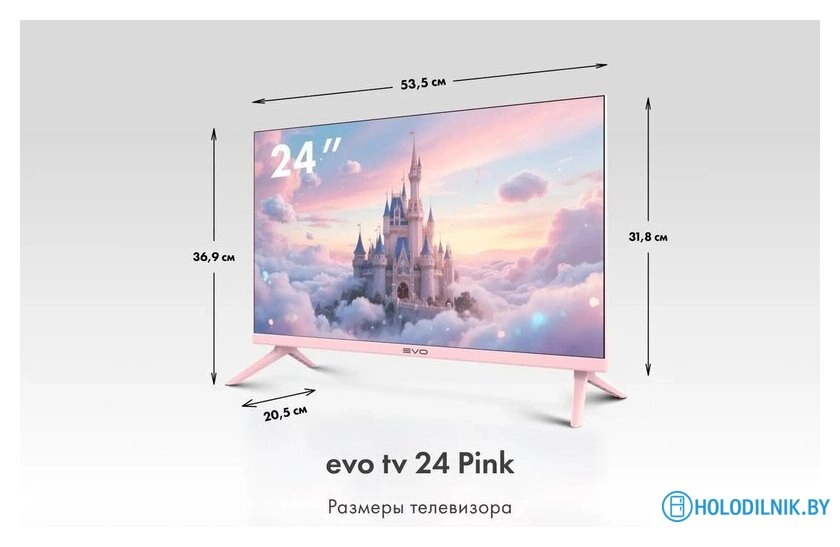 Телевизор Evo TV 24 Pink TD0055864RU