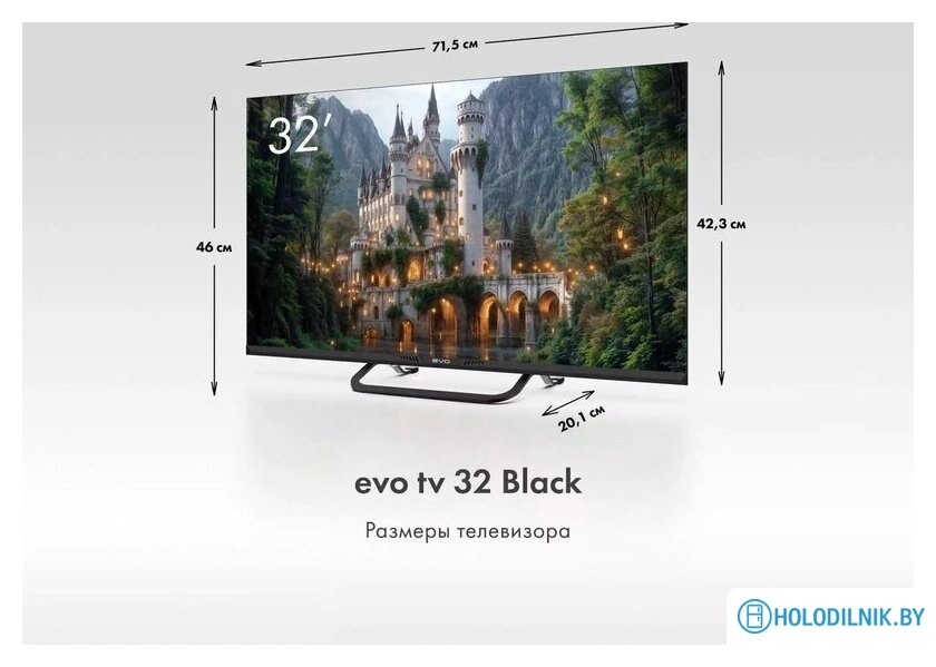 Телевизор Evo TV 32 Black TD0051751RU