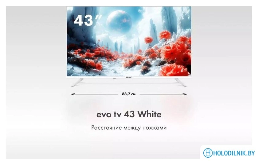 Телевизор Evo TV 43 White TD0051750RU