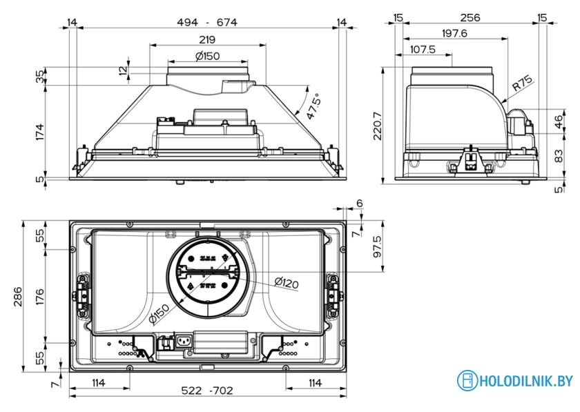 Кухонная вытяжка Faber Inka ICH SS A52 I.Smart HCS 305.0599.323