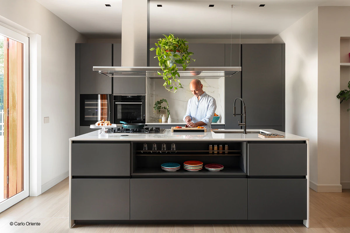 Lumen Design Island Isola 175 DX (нержавеющая сталь, правая)