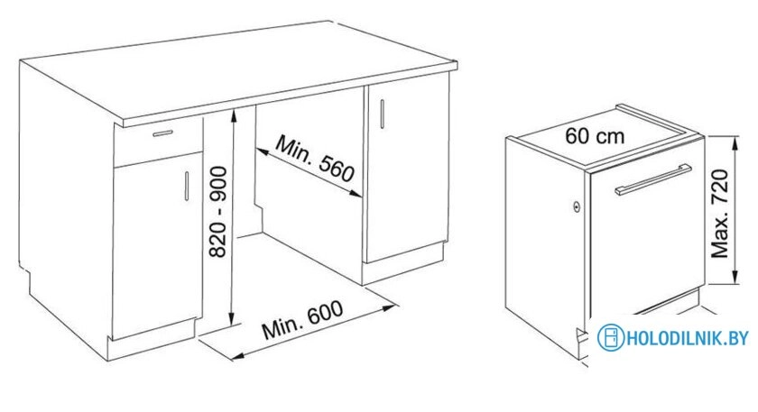 Встраиваемая посудомоечная машина Franke FDW 614 D7P DOS D 117.0611.673
