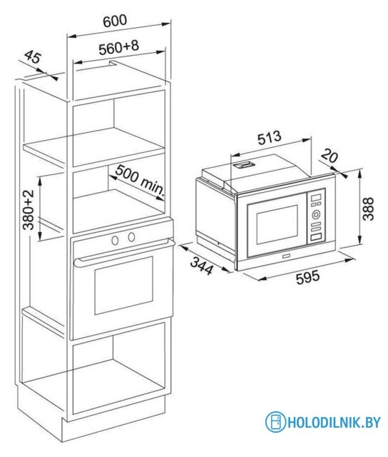 Микроволновая печь Franke FSL 20 MW BK