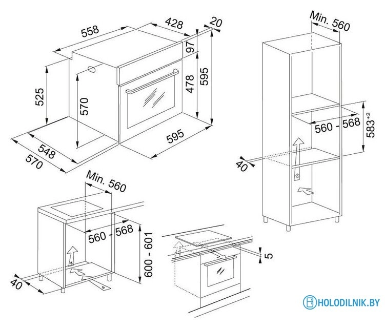 Электрический духовой шкаф Franke FSM 86 H BK