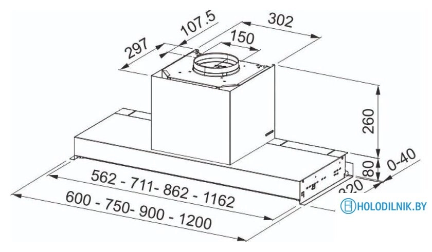 Кухонная вытяжка Franke Maris FSTS Drip-Free 60 X 305.0702.609