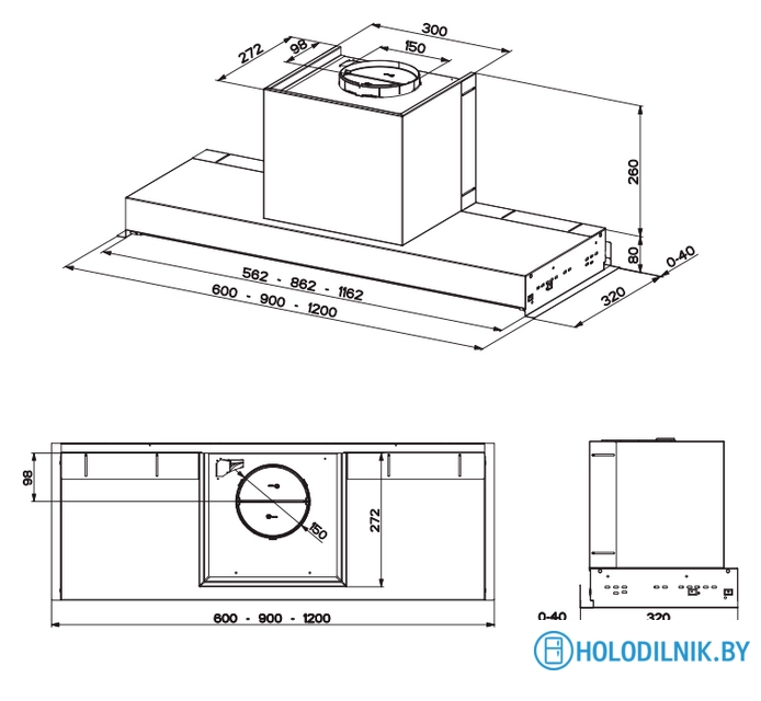 Кухонная вытяжка Franke Style Pro FSTPRO 608 305.0522.798