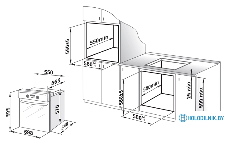 Электрический духовой шкаф GEFEST 622-02 К