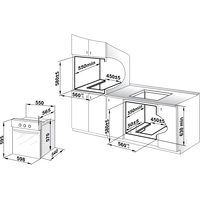 Газовый духовой шкаф GEFEST ДГЭ 601-01