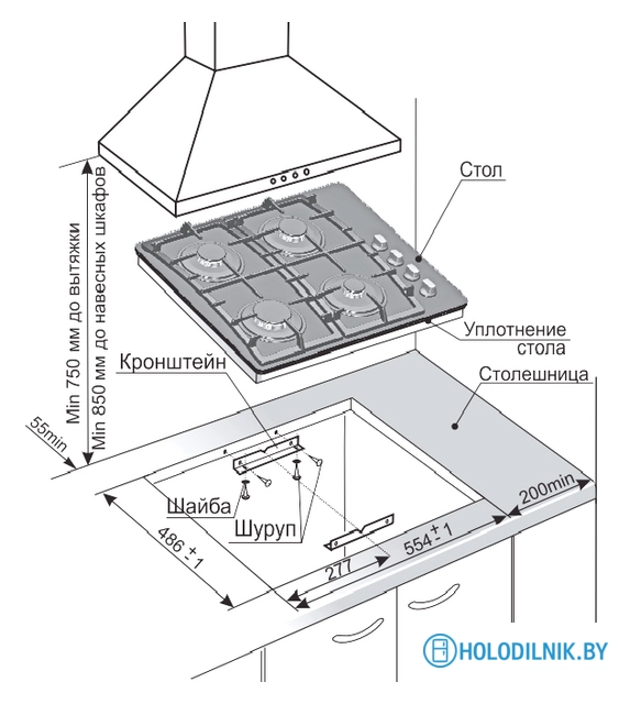 Варочная панель GEFEST СГ СВН 2230 К16