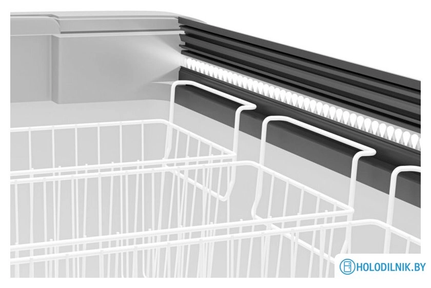 Морозильный ларь Gellar FG 250 C (серый)