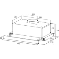 Кухонная вытяжка Germes Elva 60 (черный)
