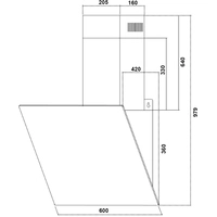 Кухонная вытяжка Germes Toscana 60 (белый)