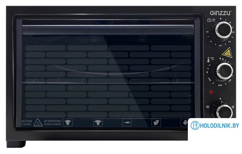 Мини-печь Ginzzu HOT-132 black