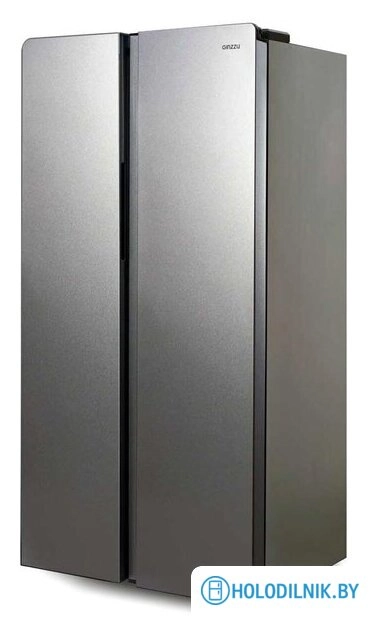 Холодильник side by side Ginzzu NFK-615 Silver