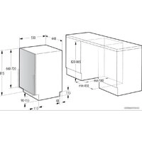 Встраиваемая посудомоечная машина Gorenje GV520E10