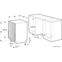 Встраиваемая посудомоечная машина Gorenje GV572D10