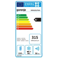 Холодильник Gorenje NRK6201PW4