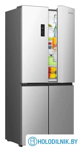 Четырёхдверный холодильник Gorenje NRM819E61X