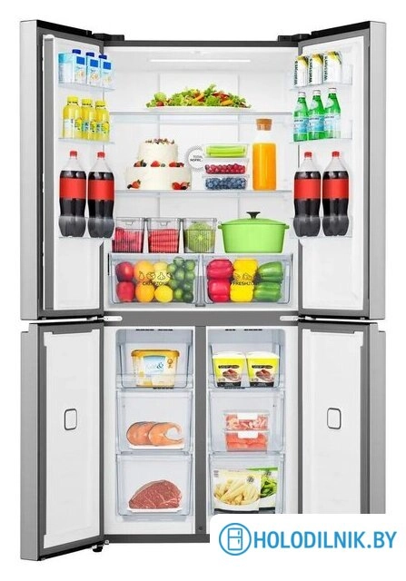 Четырёхдверный холодильник Gorenje NRM819E61X