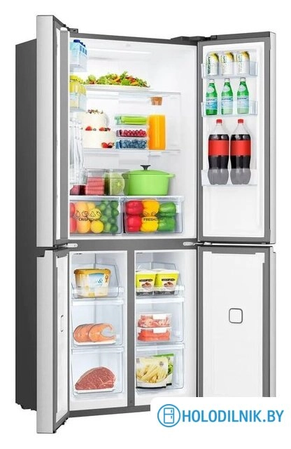 Четырёхдверный холодильник Gorenje NRM819E61X