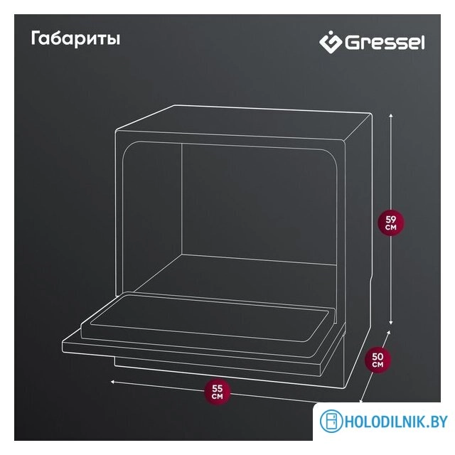Настольная посудомоечная машина Gressel UPM501