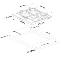 Варочная панель Grundig GIGL6234250