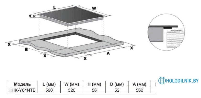 Варочная панель Haier HHK-Y64NTB