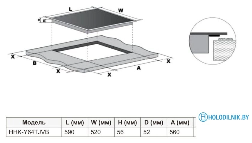 Варочная панель Haier HHK-Y64TJVB
